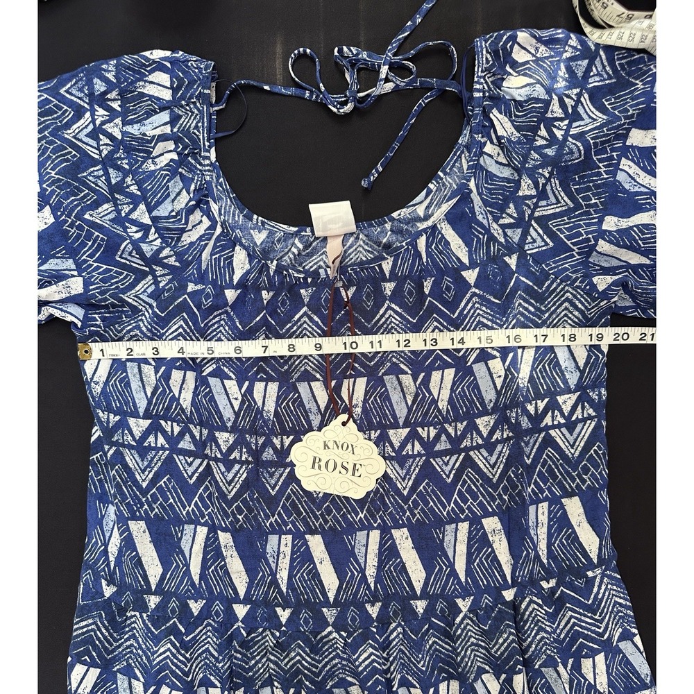 NWT M Coastal Maritime Boho Lagenlook Balloon Sleeves Western Cottage Nautical - Picture 8 of 10